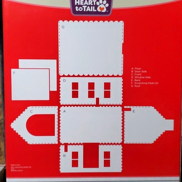 π HP π β€οΈ π HEARTS & TAIL TREE FARM CAT SCRATCHING PLAYHOUSE β€οΈ π - Picture 4 of 10